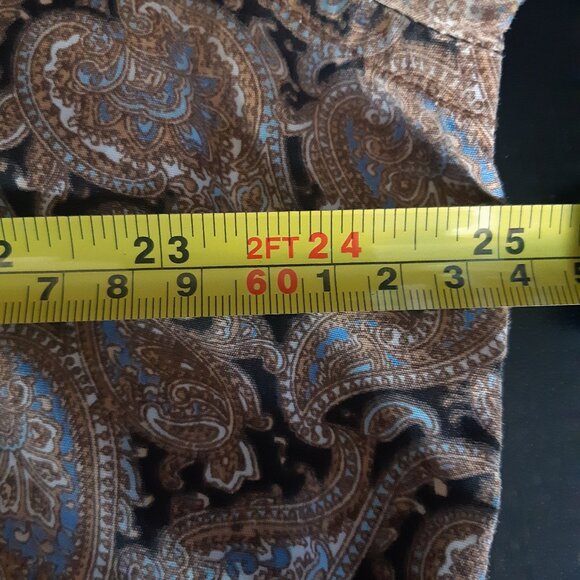 Alan Flusser SZ XL Paisley Men's Button Down Shirt ⚡️BUY 3 for $55⚡️ - Picture 11 of 16